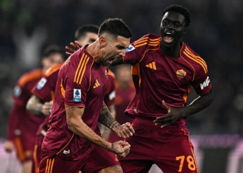 Pellegrini Esulta gol Roma-Milan 3 25012026