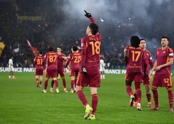 Soulé Esulta gol Roma-Sassuolo 4 10012026