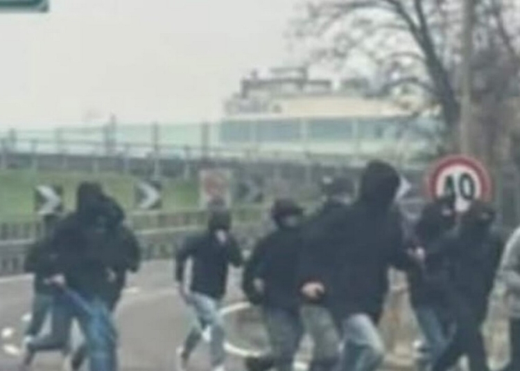 Tifosi Scontri romanisti e fiorentini 2 18012026