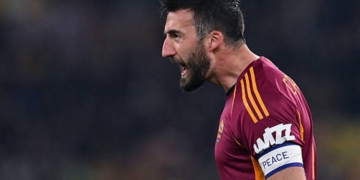 Cristante Esulta gol Roma-Cremonese 22022026