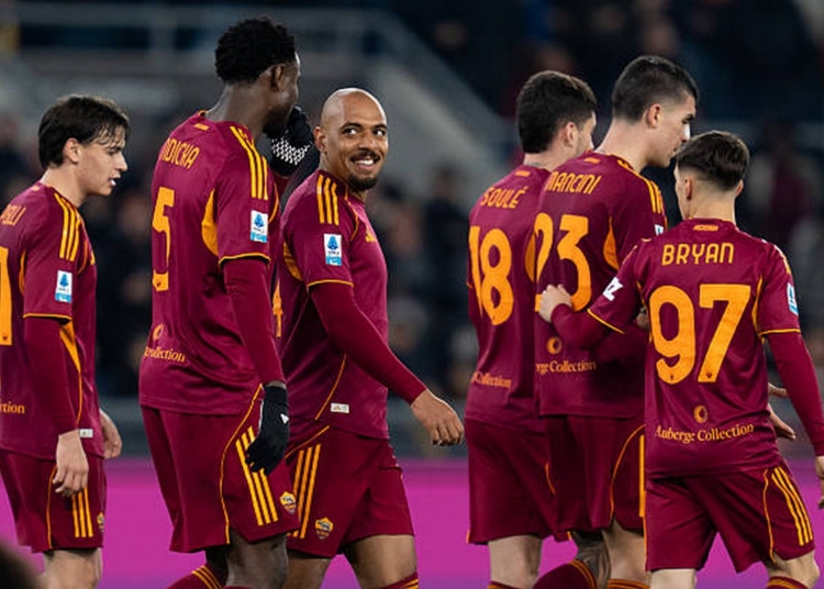 Malen Esulta gol Roma-Cagliari 2 09022026