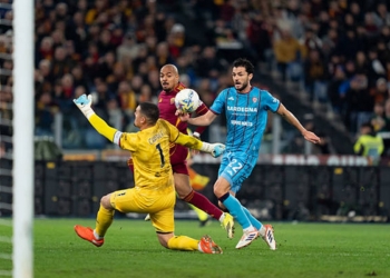 Malen Gol cucchiaio Roma-Cagliari 09022026