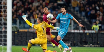 Malen Gol cucchiaio Roma-Cagliari 09022026