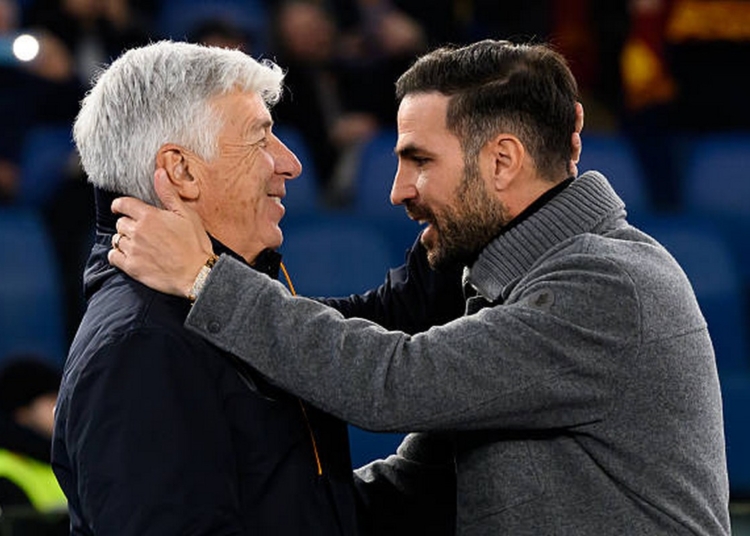 Gasperini e Fabregas Panchine Roma-Como 15122025