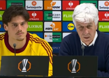Gasperini e Svilar Conferenza pre gara Bologna-Roma 11032026