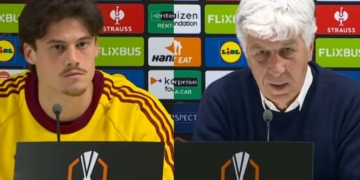 Gasperini e Svilar Conferenza pre gara Bologna-Roma 11032026