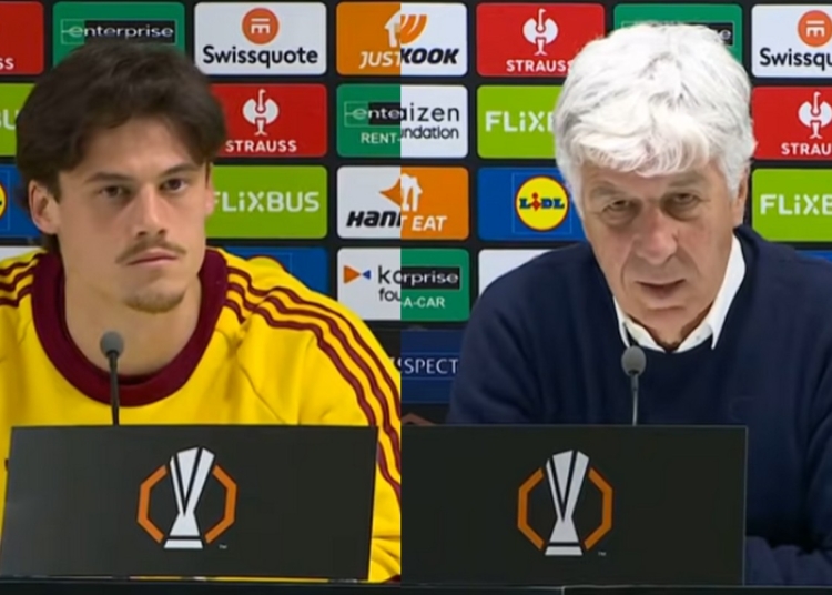 Gasperini e Svilar Conferenza pre gara Bologna-Roma 11032026