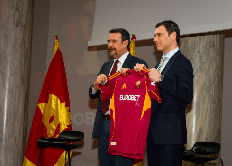 Gian Piero Gasperini e la squadra - Photo by Tuttoasroma