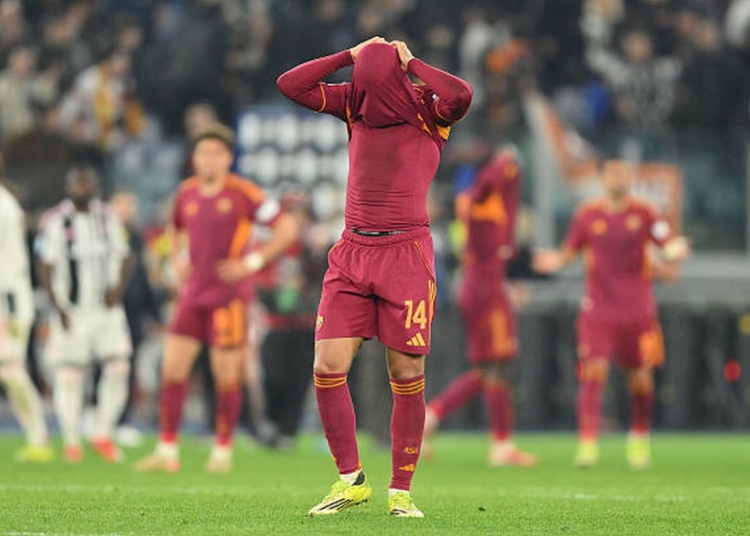 Malen Deluso fine partita Ropma-Juventus 01032026