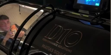 Soulé in camera iperbarica