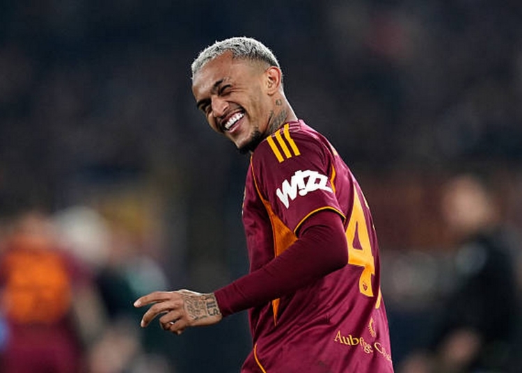 Wesley Esulta gol Roma-Juventus 01032026