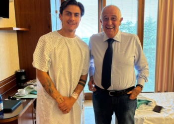 Dybala Dopo operazione con Mariani 06032026