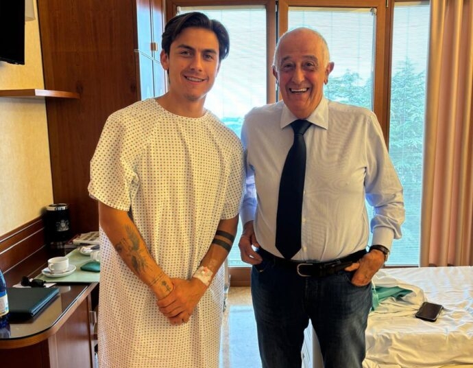 Dybala Dopo operazione con Mariani 06032026