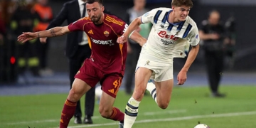 Cristante Azione Roma-Atalanta 18042026