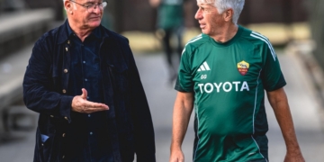Gasperini e Ranieri Trigoria