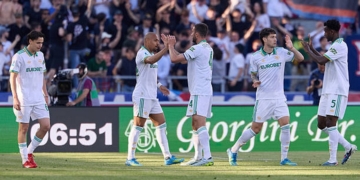 Malen Esulta gol Bologna-Roma 3 25062026