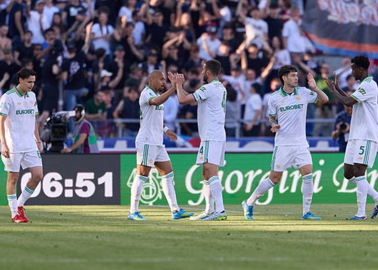 Malen Esulta gol Bologna-Roma 3 25062026