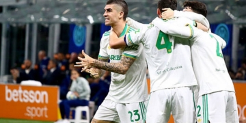 Mancini Esulta gol Inter-Roma 2 05042026