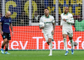 Pellegrini Esulta gol Inter-Roma 05042026