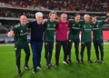 Gasperini Festeggia con lo staff Verona-Roma 24052026