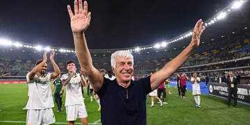 Gasperini Festeggia sotto settore ospiti Verona-Roma 2 24052026