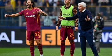 Gasperini Panchina con Hermoso e Ziolkowski Parma-Roma 10052026