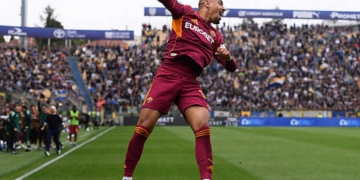 Malen Esulta gol Parma-Roma 2 10052026