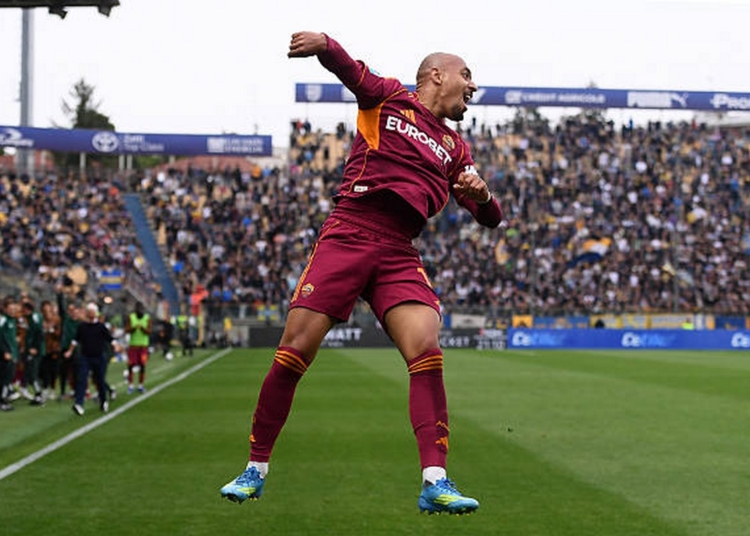 Malen Esulta gol Parma-Roma 2 10052026
