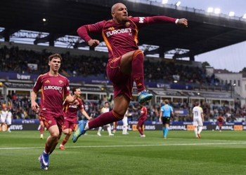 Malen Esulta gol Parma-Roma 4 10052026