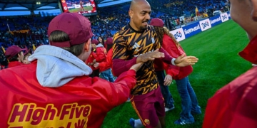 Malen Felice fine partita Parma-Roma 10052026