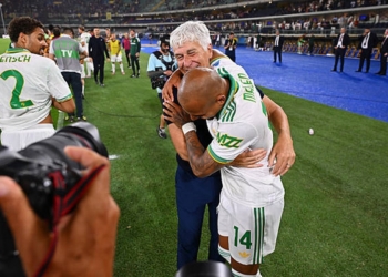 Malen Festeggia con Gasperini Verona-Roma 24052026