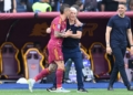 Mancini e Gasperini Esultano panchina Roma-Lazio 17052026