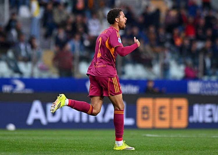 Rensch Esulta gol Parma-Roma 10052026