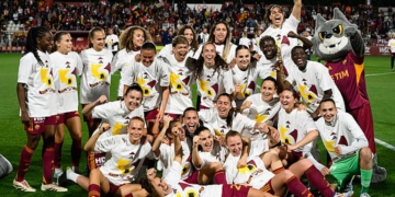 Roma Femminile Festeggiamenti scudetto dopo partita Roma-Ternana 02052026