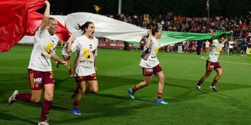 Roma Femminile Festeggiamenti scudetto dopo partita Roma-Ternana 2 02052026