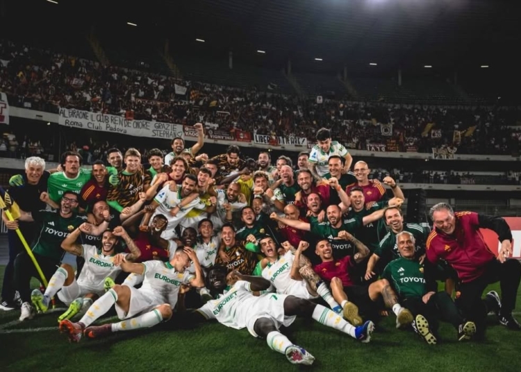 Squadra AS Roma - Photo by Instagram Lorenzo Pellegrini