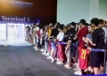 VERONA-ROMA Arrivo squadra a Fiumiucino 24052026
