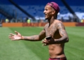 Wesley Festeggia vittoria derby Roma-Lazio 17052026