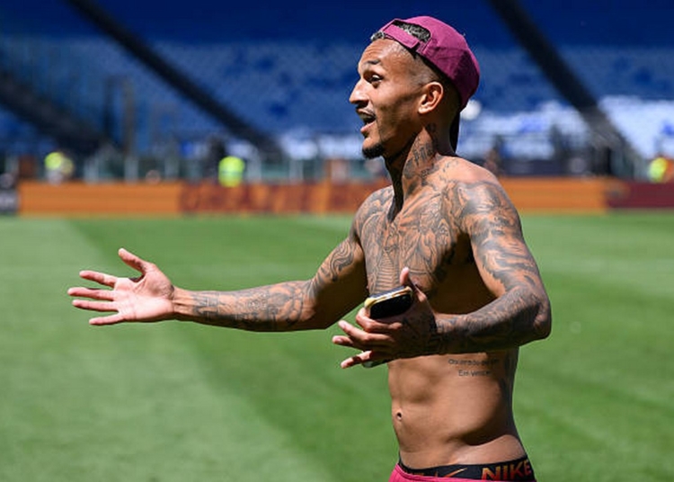Wesley Festeggia vittoria derby Roma-Lazio 17052026
