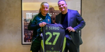 Gasperini e Julio Sergio