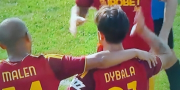Dybala Esulta con Malen Cannes-Roma 26072026