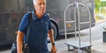 Gasperini Arrivo ritiro in Galles