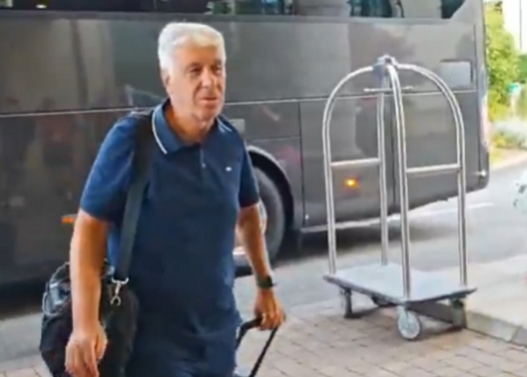 Gasperini Arrivo ritiro in Galles