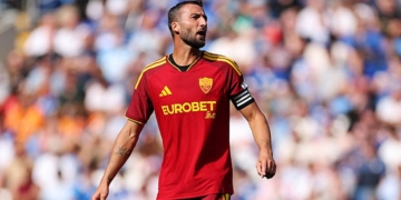 Cristante Azione Cardiff-Roma 01082026