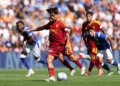 Dybala Calcia il rigore Cardiff-Roma 01082026