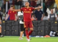 Malen Esulta gol Roma-Fiorentina 3 24082026
