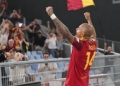Malen Esulta gol Roma-Fiorentina 4 24082026