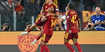Malen e Dybala Esultano gol Roma-Fiorentina 4 24082026
