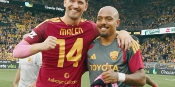 Malen Fine partita Borussia Dortmund-Roma 15.08.20226