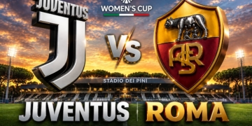 Card Juventus-Roma Femminile IA - Immagine creata da Tuttoasroma IA